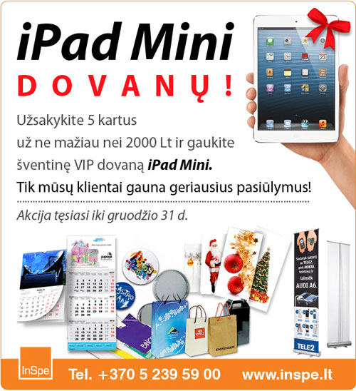iPad Mini DOVANŲ