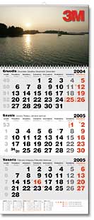 sieninis kalendorius, kalendorius, kalendoriai